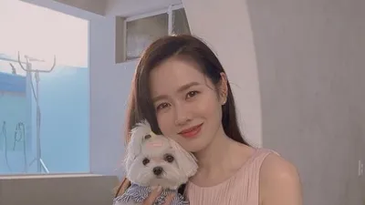 '현빈♥' 손예진, 아들과의 근황에 "미세먼지 체크하는 일 일상"