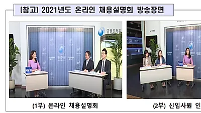 금융감독원 소셜라이브 「NOW」시즌4 채용특집, 「2022년 신입직원 온라인 채용설명회」개최