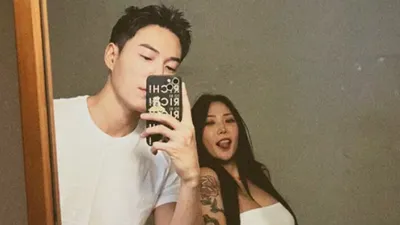 허니제이, 속옷도 안 입고 파격 브라톱 만삭 화보
