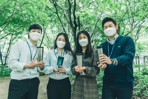 효성티앤씨, “종이컵 없는 사무실” 만든다