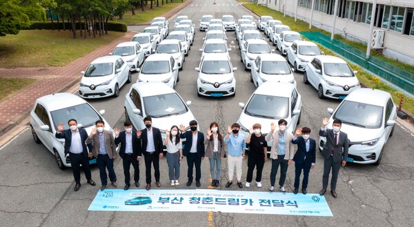 르노삼성차, 2021 부산청춘드림카 사업에 ‘르노 조에’ 70대 지원