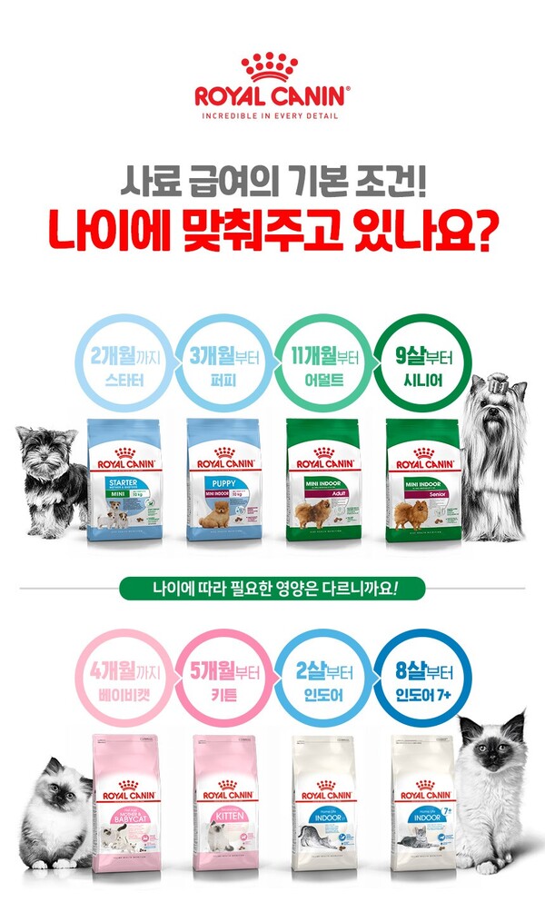 로얄캐닌, 나이 별 필수 영양 알리는 ‘건강한 시작’ 캠페인 진행