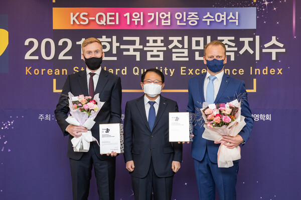 메르세데스-벤츠 코리아,  한국품질만족지수 ‘수입차 애프터 세일즈 서비스’ 부문 6년 연속 1위 선정