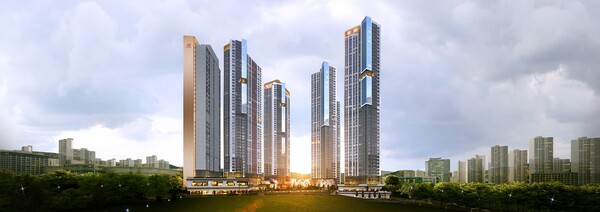 현대엔지니어링 남양주 덕소5A구역 도시환겨정비사업 투시도도