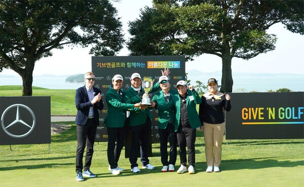 메르세데스-벤츠 코리아, 스포츠 유망주들에게 ‘기브앤 골프’ 조성 기부금 6천만 원 전달