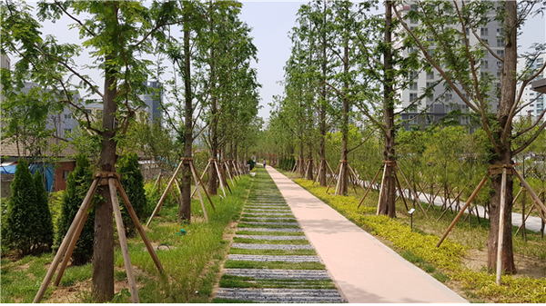 옛 수인선 철로 따라 ‘도시바람길 숲’ 준공..약 1.5km