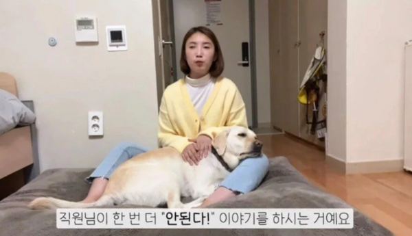 식당에서 입장 거부당한 시각장애인 "이젠 한숨만 나온다"