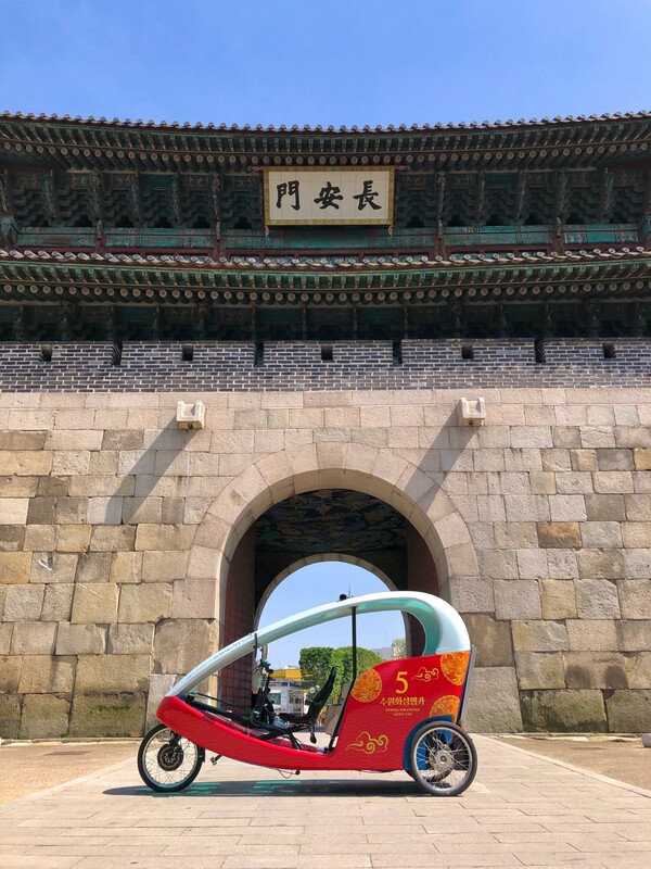 수원화성 자전거 택시 ‘행카’, 다시 달린다