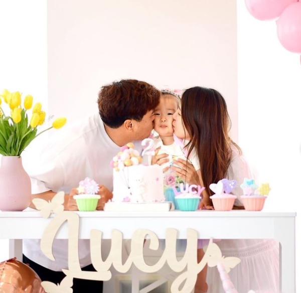 류현진 아내 배지현, 딸 두 번째 생일파티 근황 공개