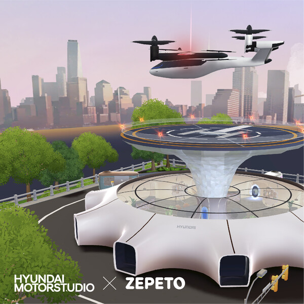 현대 모터스튜디오 in ZEPETO S-Hub 전경