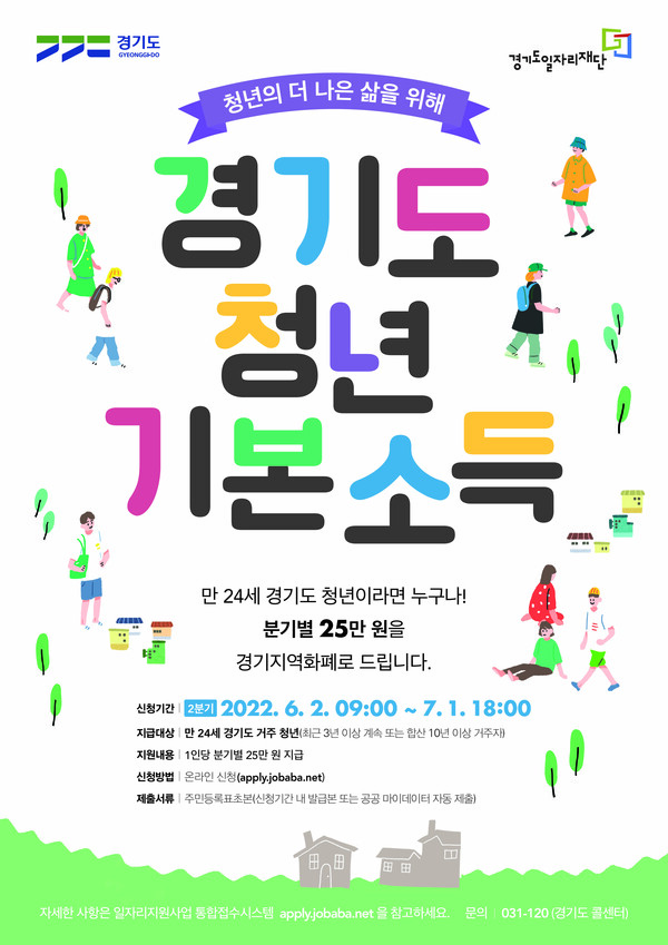2022년 ‘경기도 청년기본소득’, 6월 2일부터 2분기 접수