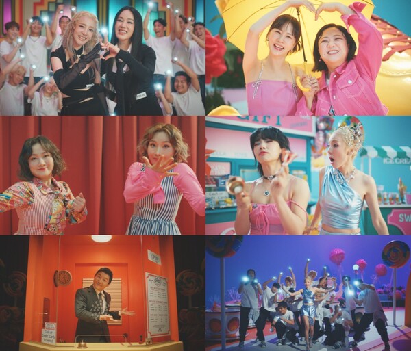 산다라박 Festival MV (자료제공=어비스컴퍼니)