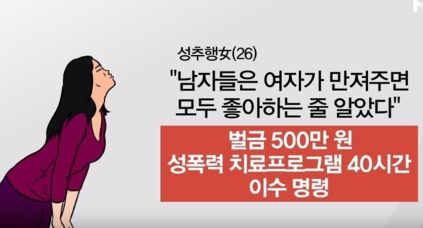 "좋아할 줄 알고" 중학생에 의경까지 성추행한 20대女