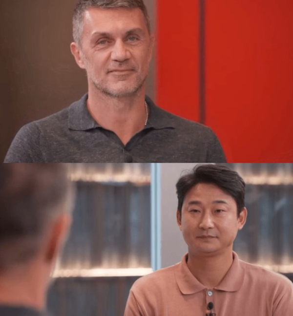 이천수, 말디니와 드디어 만났다…영상 화제