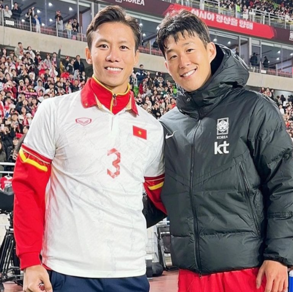 '패션까지…' 손흥민 따라하는 베트남 축구선수